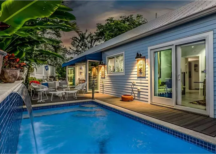 Pet Friendly hotel: Casa Azul-Open Concept Home With Pool